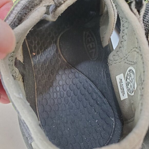 Keen‎ 1 Nylon Outdoor Shoes Gray Waterproof Adjustable Hiking Sandals Closed Toe - Picture 8 of 9